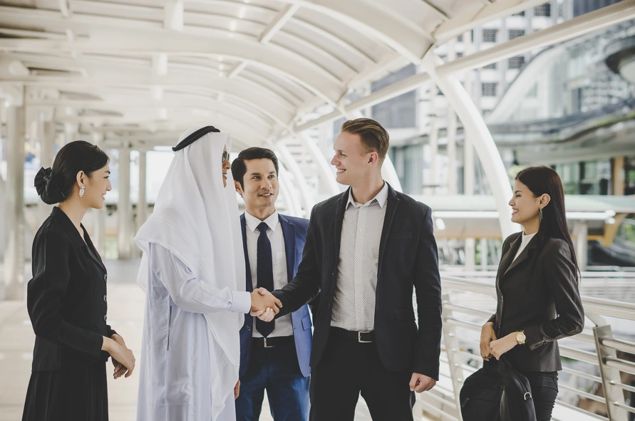 business man preparing for your first trade show in dubai